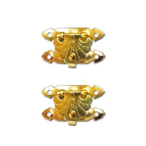 Zapięcie - kolor złoty - 38 x 24 mm C0338M 2 szt.