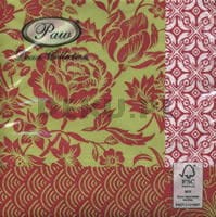 Serwetka do decoupage - wzory kwiatowe 30 3781