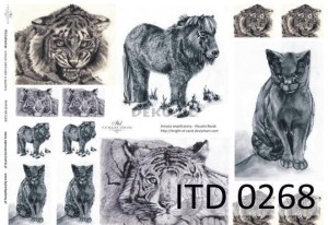 Papier decoupage A3 420x297 -  itd 0268 2288