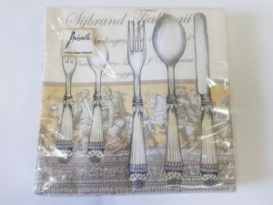 Serwetka do decoupage - Sztućce 4396