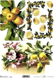 Papier ryżowy A4 210x297 - decoupage itd R432 7031