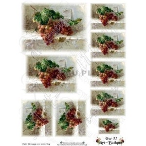 Papier do decoupage 210X305 - Art-Butique Bw-31 3823