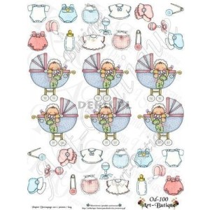 Papier do decoupage 210X305 - Art-Butique Od-100 3948