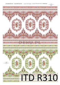 Papier ryżowy A4 210x297 - decoupage itd R310 3449
