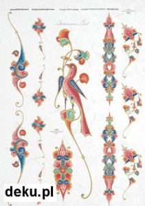 Papier ryżowy A4 210x297mm -  decoupage itd R171 758