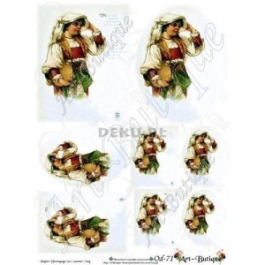 Papier do decoupage 210X305 - Art-Butique Od-71 3917