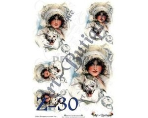 Papier do decoupage 210X305 - Art-Butique Z-30 1813