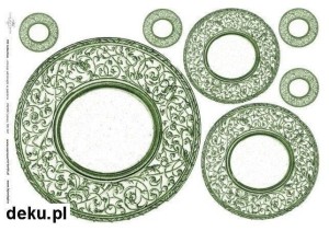 Papier ryżowy A4 210x297 - decoupage itd R107 717