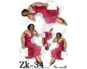 Papier do decoupage 210X305 - Art-Butique Zk-34 1662