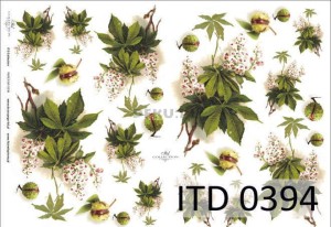 Papier decoupage A4 210x297 -  itd 0394m 3343