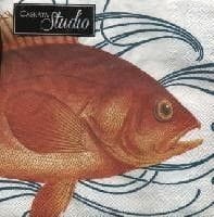 Serwetka do decoupage - Ryba 5206