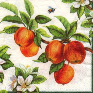 Serwetka do decoupage- jabłoń 6450
