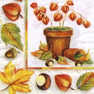 Serwetka do decoupage-motywy jesienne