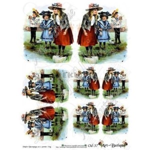 Papier do decoupage 210X305 - Art-Butique Od-37 3881