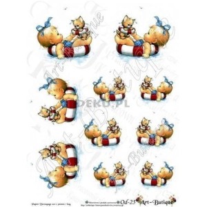 Papier do decoupage 210X305 - Art-Butique Od-25 3869