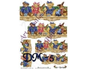 Papier do decoupage 210X305 - Art-Butique Dm-5 1761
