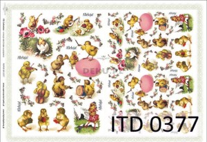 Papier decoupage A4 210x297 -  itd 0377 3233