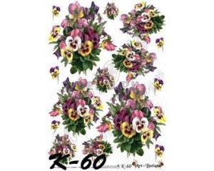 Papier do decoupage 210X305 - Art-Butique K-60 1407