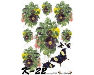 Papier do decoupage 210X305 -  Art-Butique K-22 1369