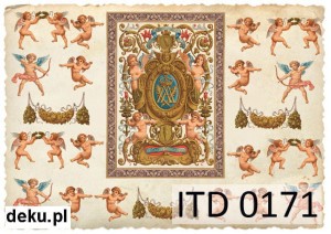 Papier decoupage A4 210x297 -  itd 0171m 567