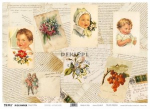 Papier do decoupage 350x500mm -TO-DO R001 1180